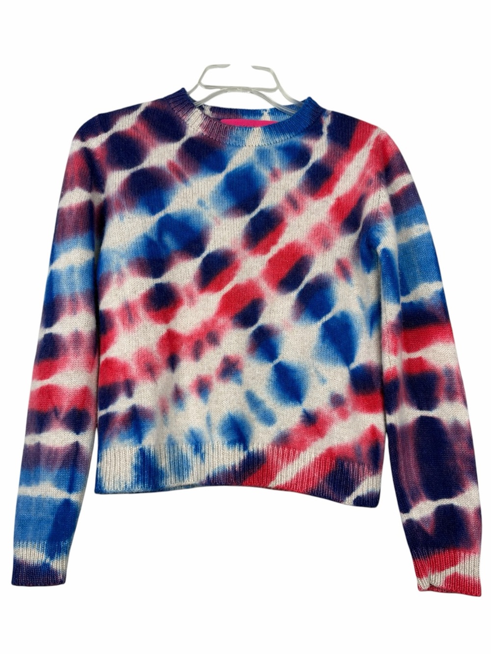 The Elder Statesman Cashmere Tie Dye Pullover Sweater